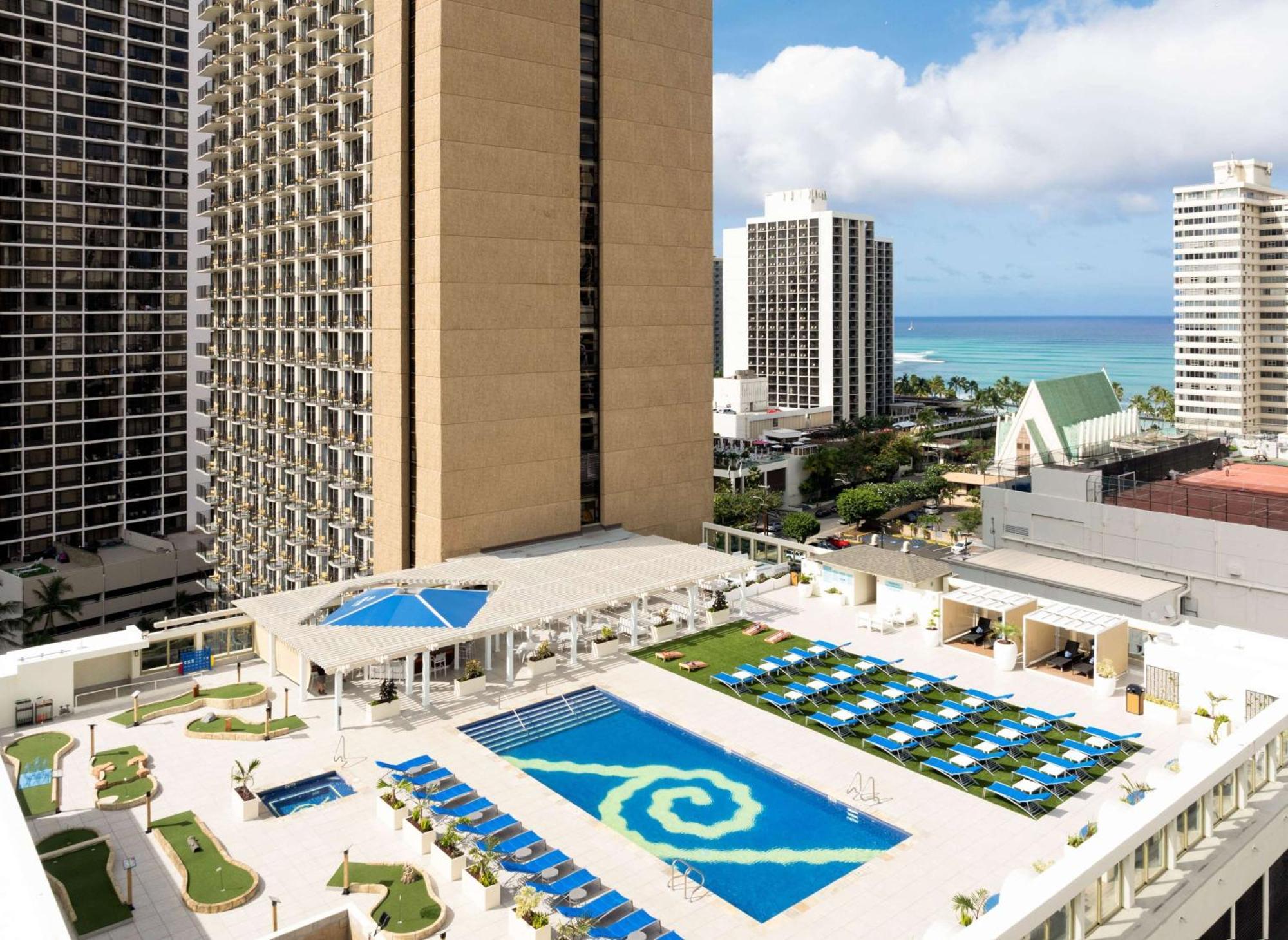 ฮิลตัน ไวกีกิ บีช Hotel โฮโนลูลู ภายนอก รูปภาพ