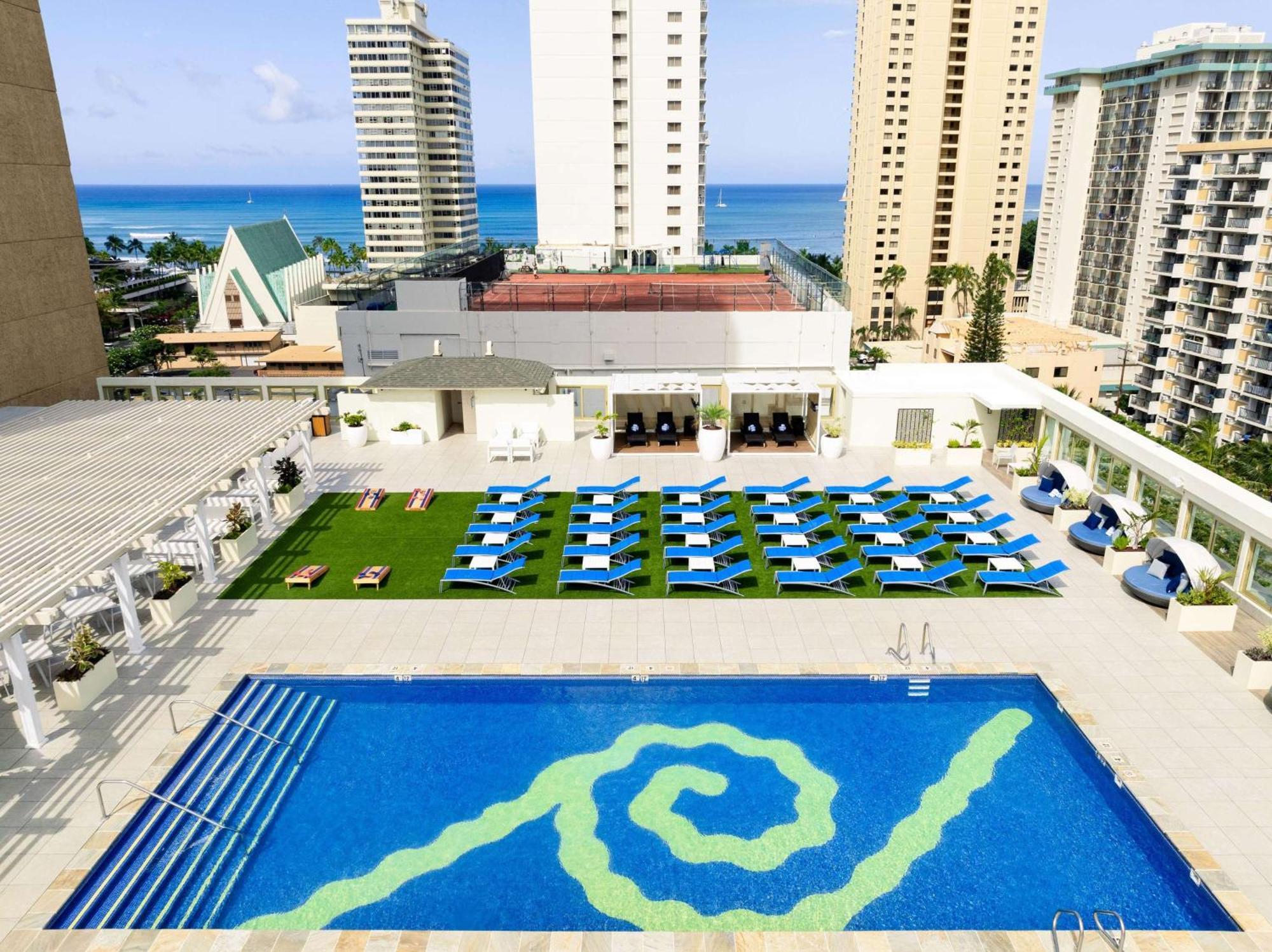 ฮิลตัน ไวกีกิ บีช Hotel โฮโนลูลู ภายนอก รูปภาพ